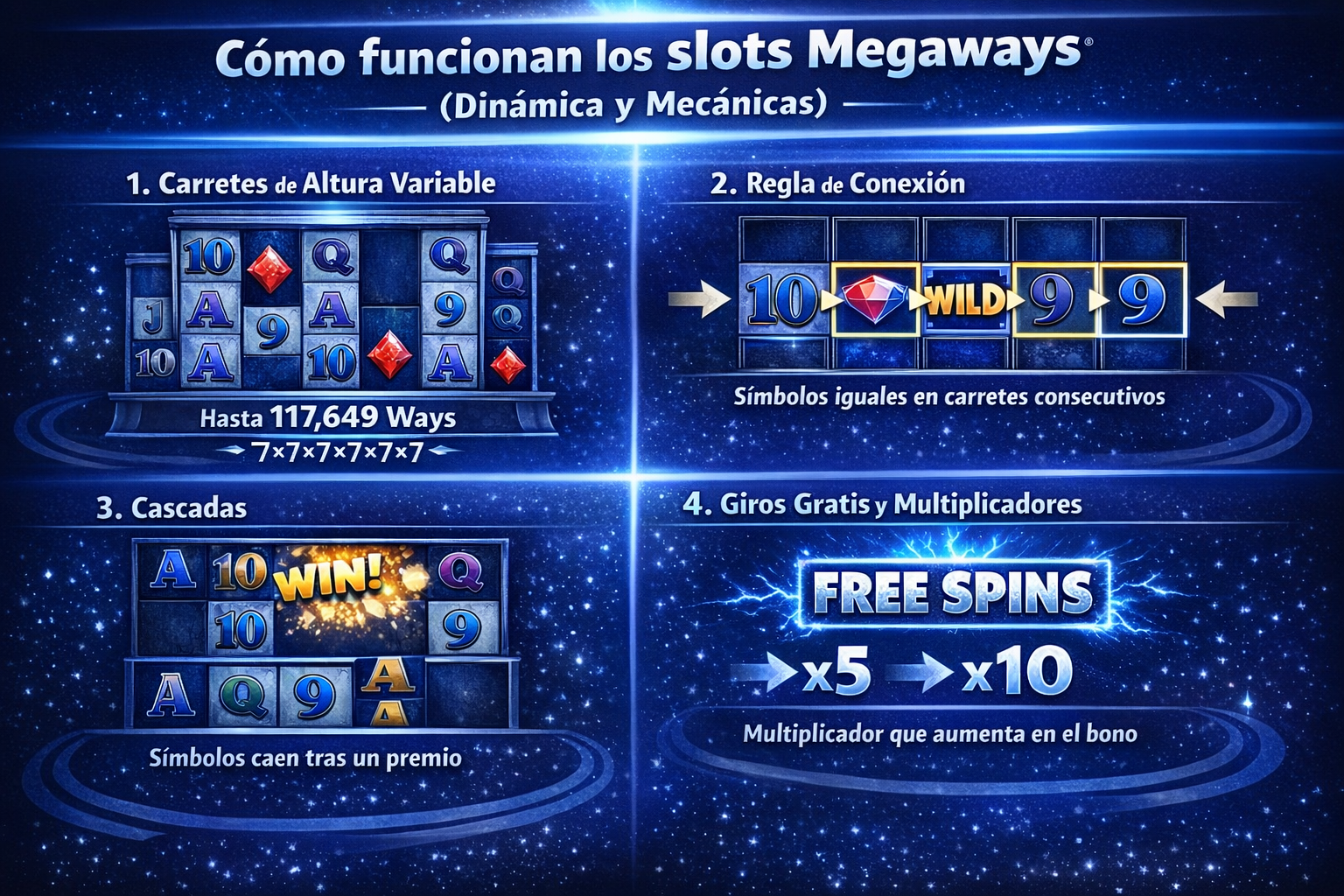 Mecánicas de Megaways