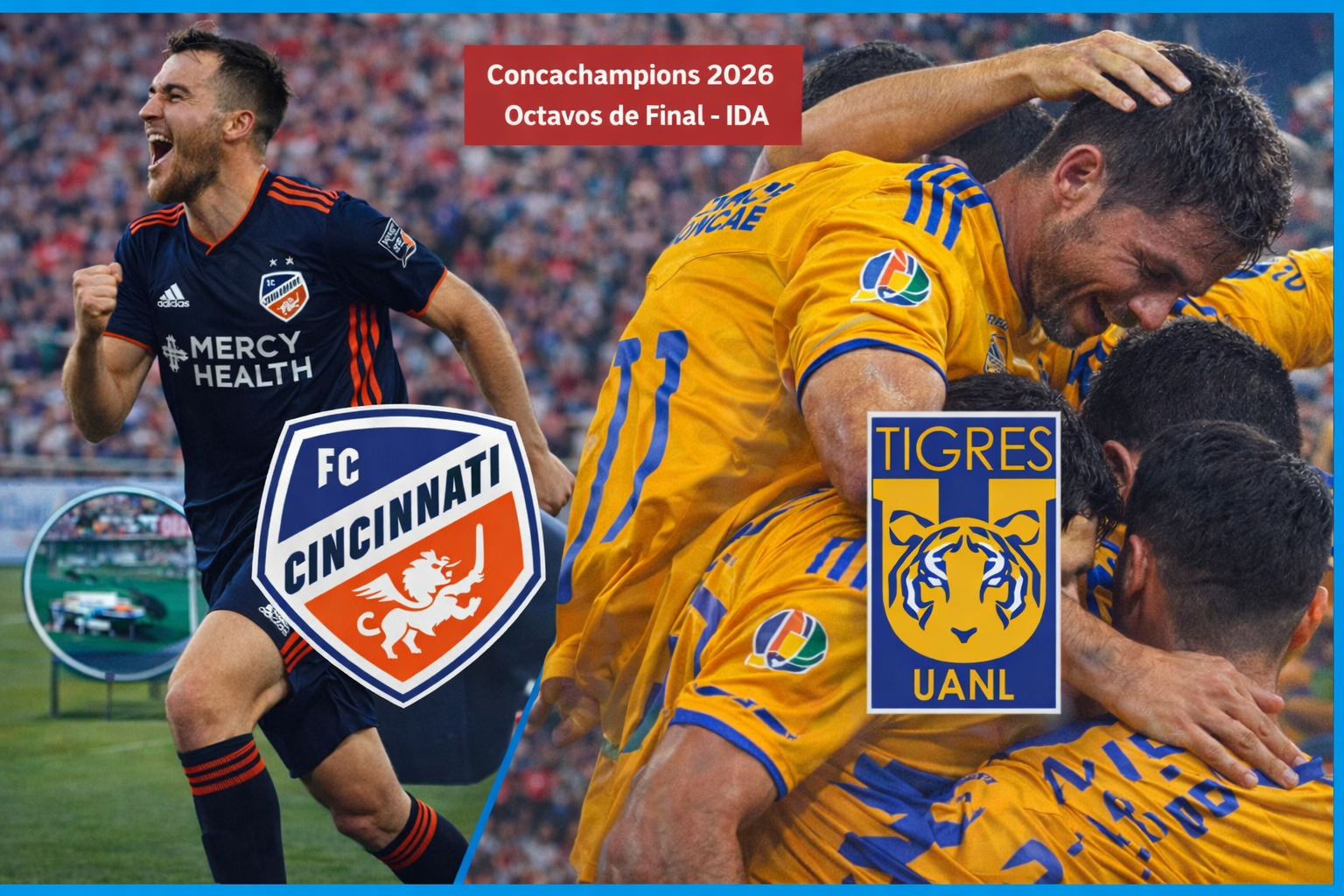 Cincinnati golea 3-0 a Tigres: Resumen del partido