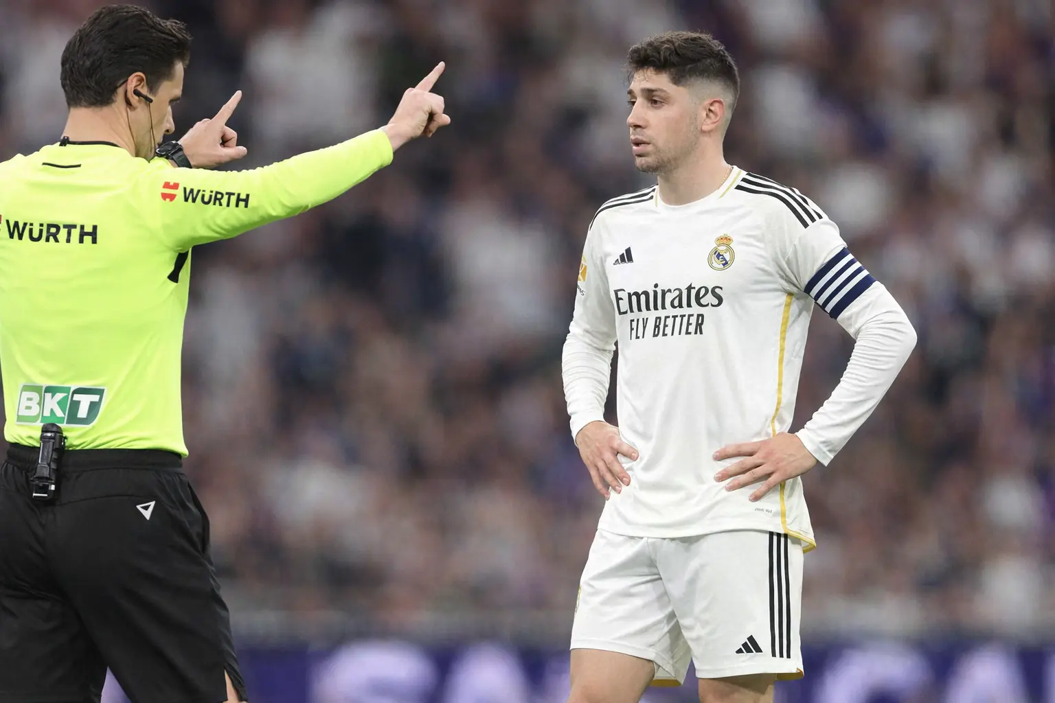 Fede Valverde sancionado: Un partido de suspensión oficial