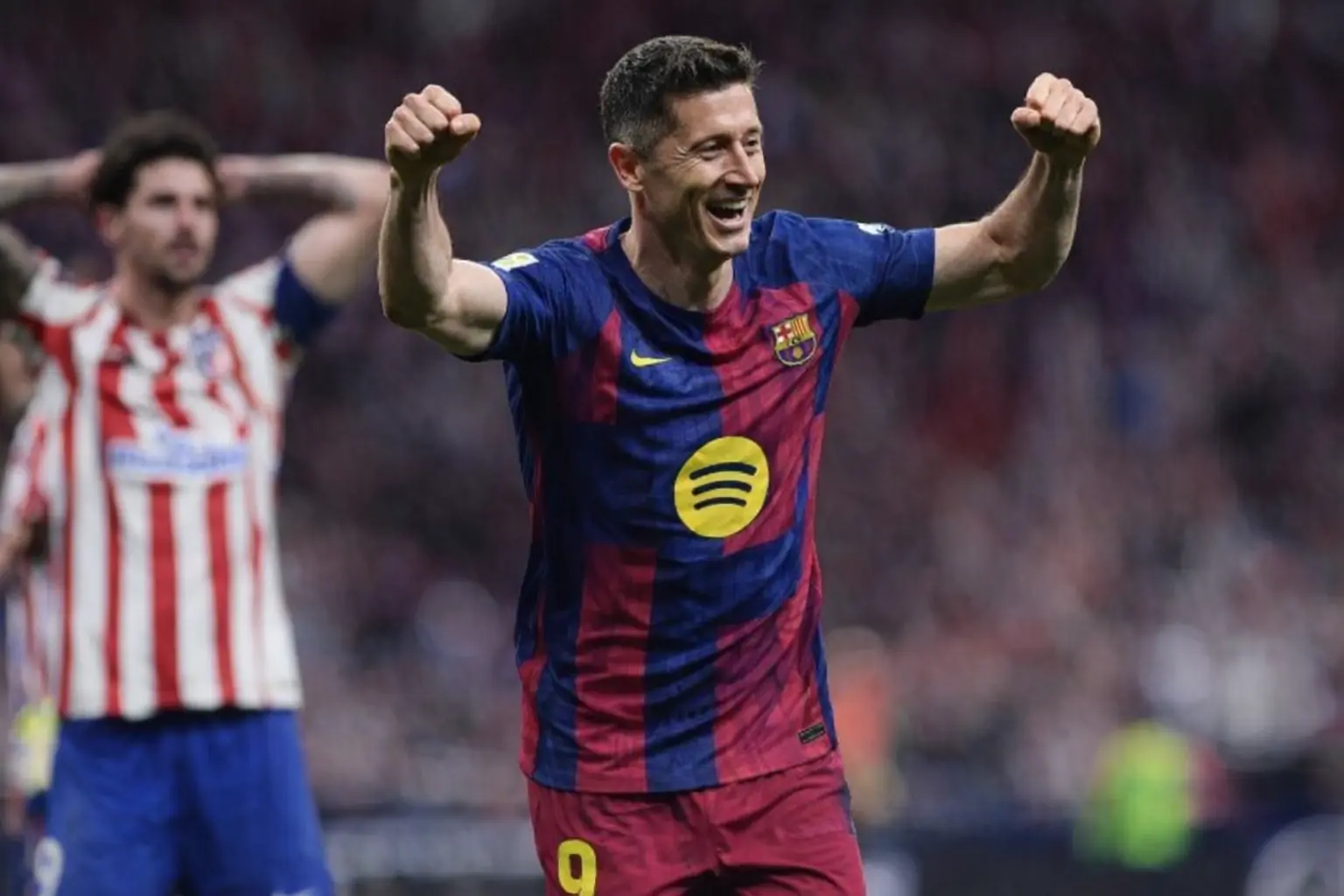 Barcelona vence 2-1 al Atlético y se escapa en LaLiga