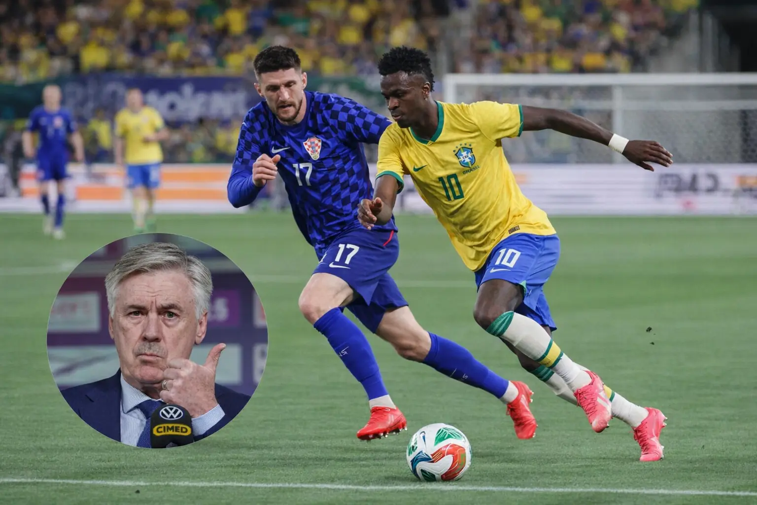 Brasil vence 3-1 a Croacia en Orlando: Vinícius Jr. brilla