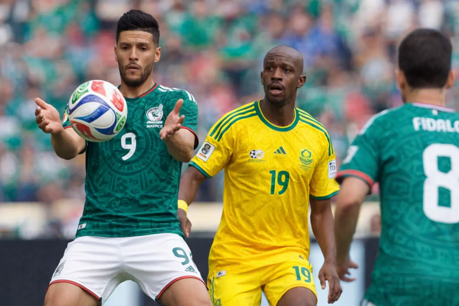 México vence 2-0 a Sudáfrica: Quiñones y Jiménez brillan México vence 2-0 a Sudáfrica: Quiñones y Jiménez brillan